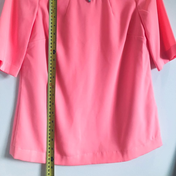 Ted Baker Meleni Embellished Top in Coral - Size 0 - Picture 6 of 9